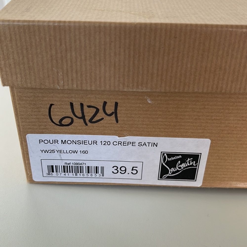 Christian Louboutin Pour Monsieur 120 Crepe Satin Heels - Picture 9 of 10
